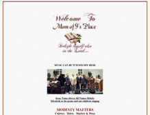 Tablet Screenshot of momof9splace.com